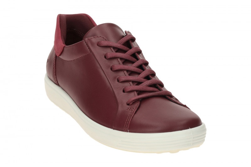 Ecco Soft 7 Schuhe rot dark ruby Slip-On 470843