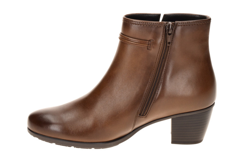 Gabor Stiefelette braun Glattleder Lederband 8029.01.001