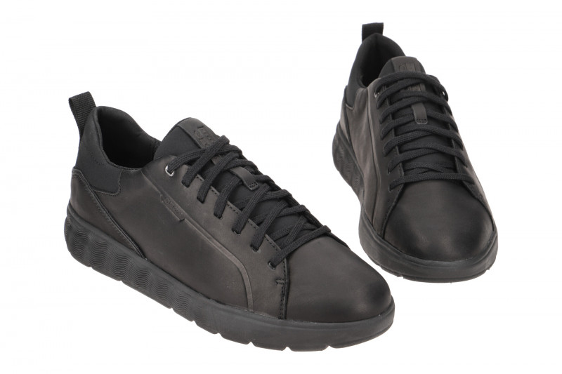 Geox Spherica EC4 Schuhe Sneaker schwarz U25E7B