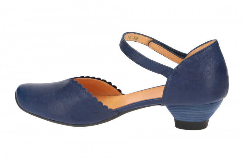 Think Aida Riemchen Pumps blau 4-84249-89
