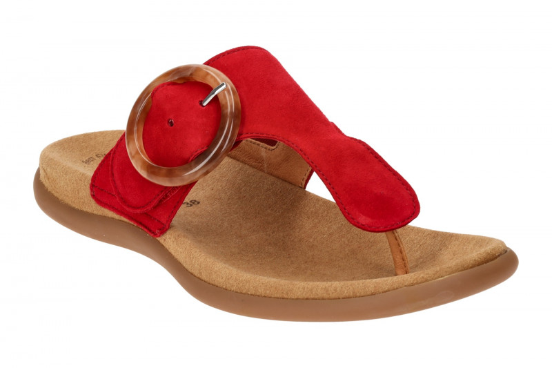 Gabor Zehentrenner Pantolette rot 63.701.15