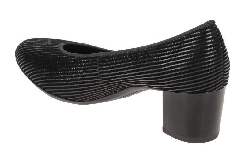 ARA Knokke Pumps schwarz Lack-Streifen 12-11486