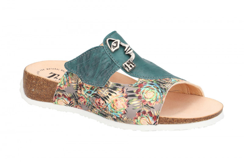Think Mizzi Pantolette blau effekt 4-84353-99