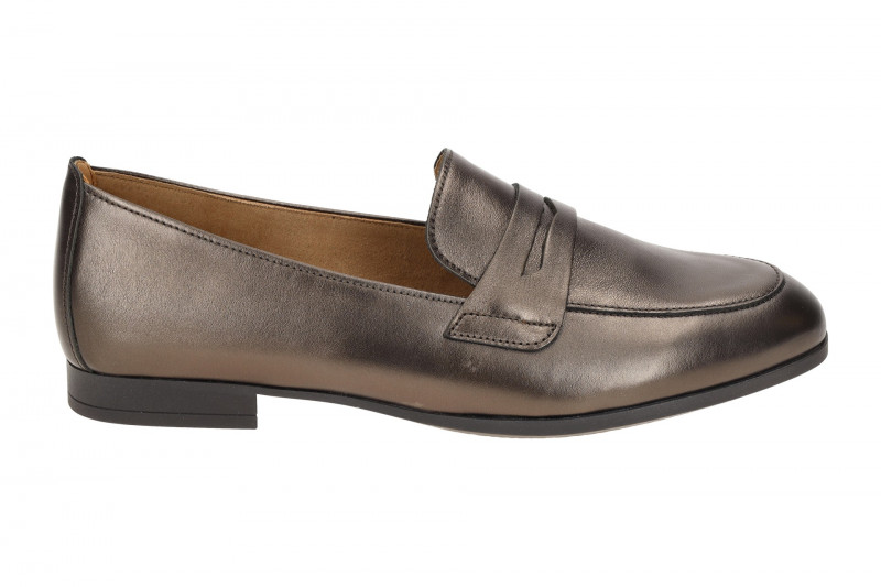 Gabor Schuhe Slipper braun bronce metallic Loafer 55.270.64