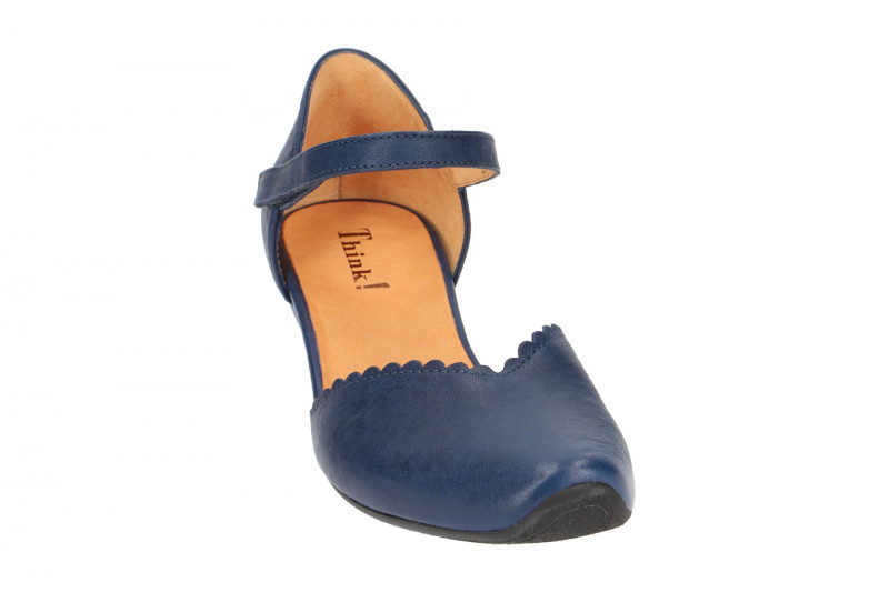 Think Aida Riemchen Pumps blau 4-84249-89