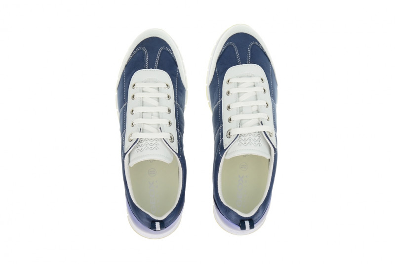 Geox Contact Schuhe weiß navy blau D42E9B