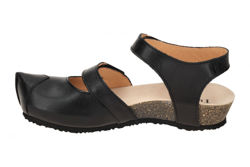 Think Kessy Sandale schwarz Nappa