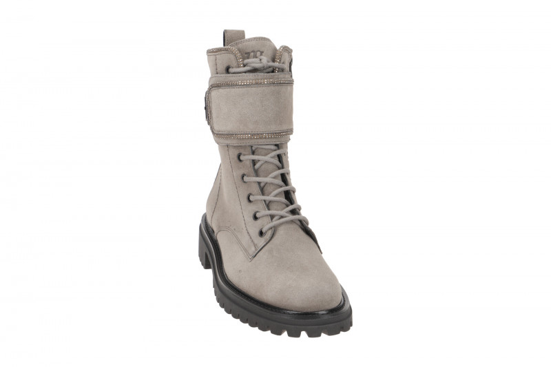 Paul Green Stiefelette grau Ziersteine 9080