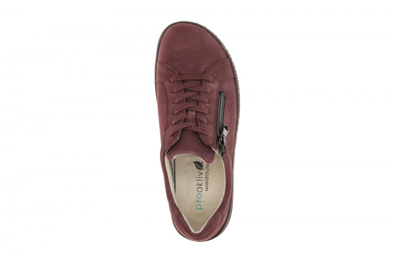 Waldläufer Roya Schuhe dunkelrot Nubuck K-Weite