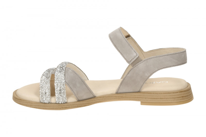 Gabor Fashion Sandale grau puder Strass 85.501.12