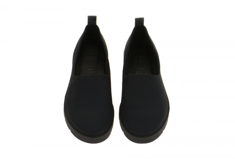 Ecco Bella Slipper schwarz Stretch
