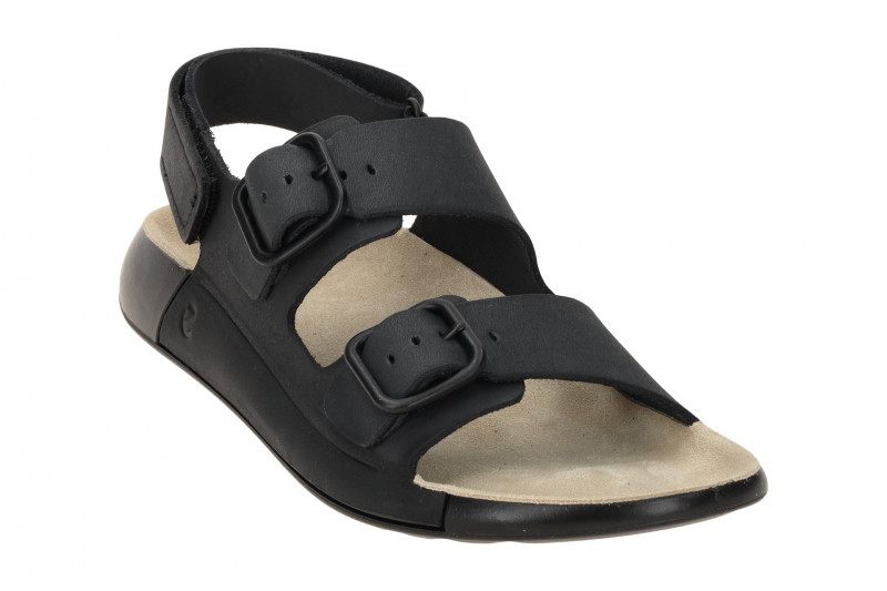 Ecco Cozmo Sandale Damen schwarz Nubuck 206903