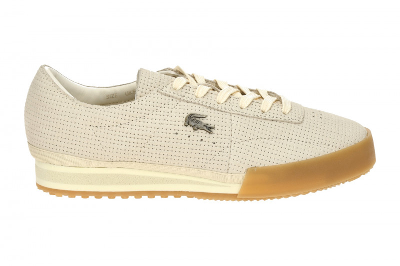 Lacoste Aura Sneakers Damen Schuhe beige Nubuck 0075