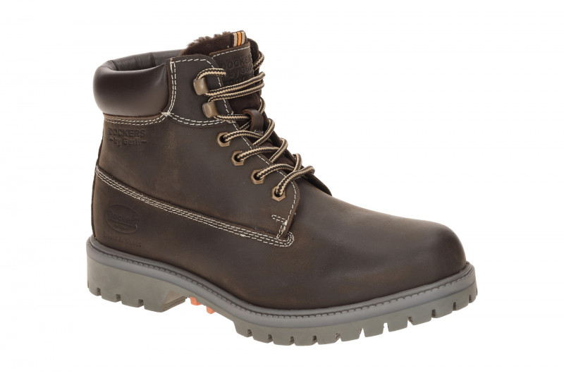 Dockers Winter Schuhe Stiefelette braun Herren Warmfutter Boots 53AX103