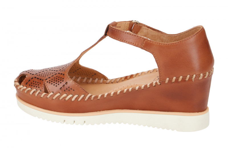 Pikolinos Aguadulce T-Steg Keil Sandale braun W3Z-1991