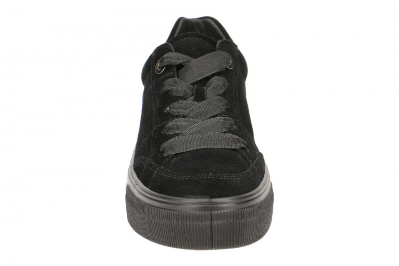 Legero Lima Plateau Schuhe schwarz Velour 5-00910-00