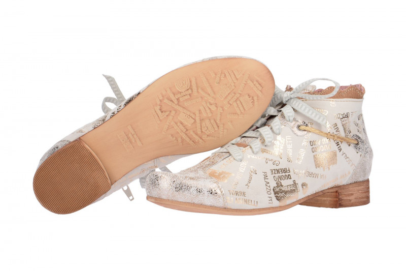 Charme Schuhe weiß metallic 0263G