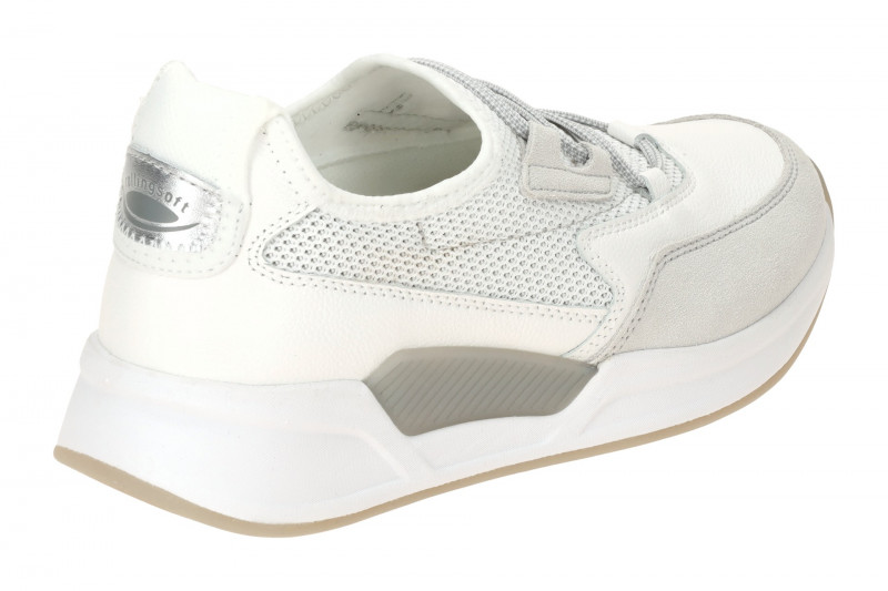 Gabor RollingSoft Slipper Schuhe weiß grau 66.951.52