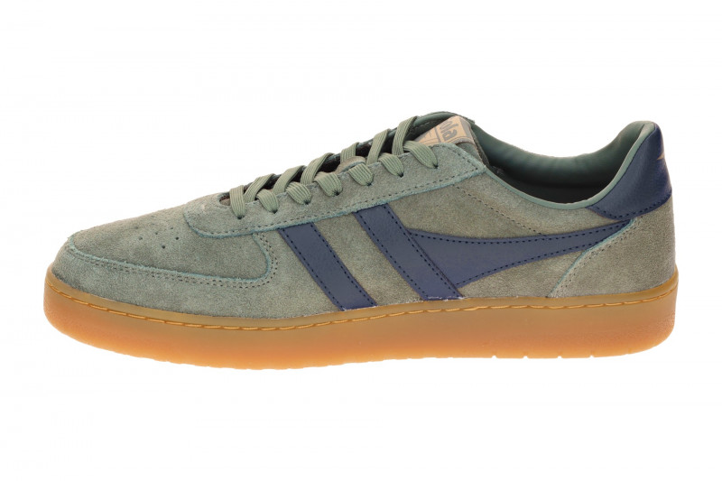 Gola Schuhe Hawk Sneakers grau blau Suede CMB571