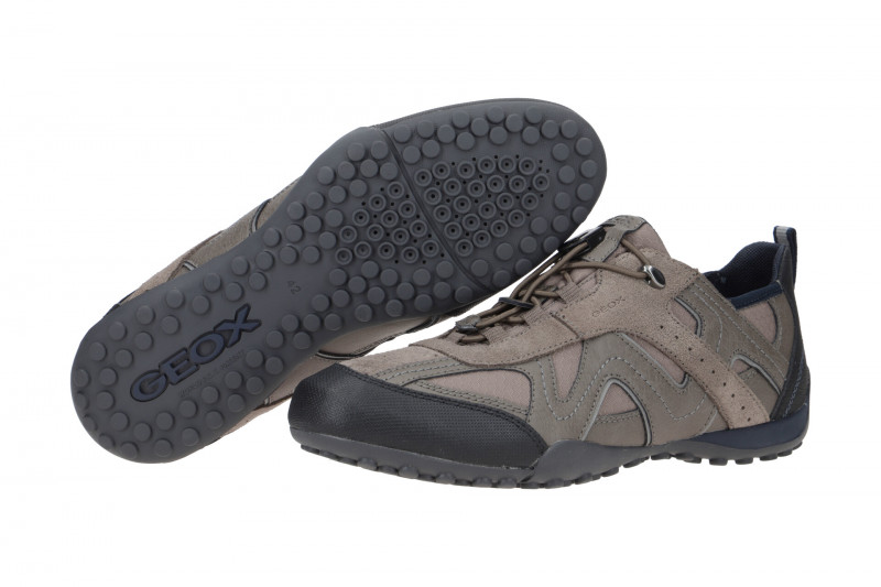 Geox Snake Sneaker Schuhe grau U2507B