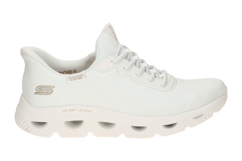 Skechers Bobs Arc Slipper Schuhe weiß SLIP-INS 117629