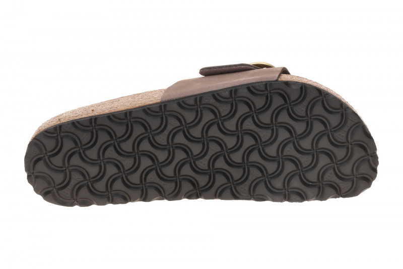 Birkenstock Madrid Big Buckle Pantolette lila gold SCHMAL 1030517