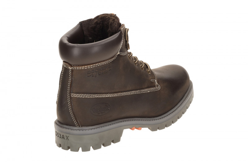 Dockers Winter Schuhe Stiefelette braun Herren Warmfutter Boots 53AX103