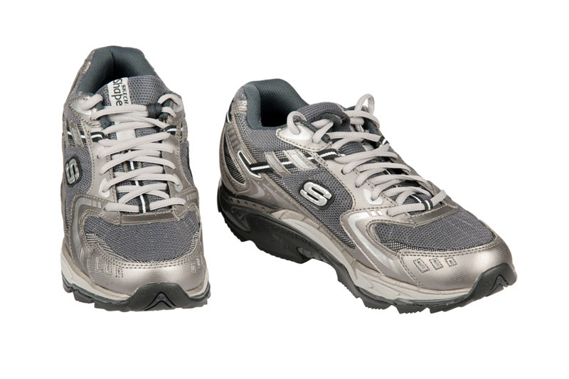 Skechers Shape ups Schuhe grau - 52060/PEW