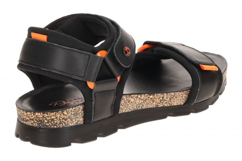 Panama Jack Seth C2 Herren Sandale schwarz orange