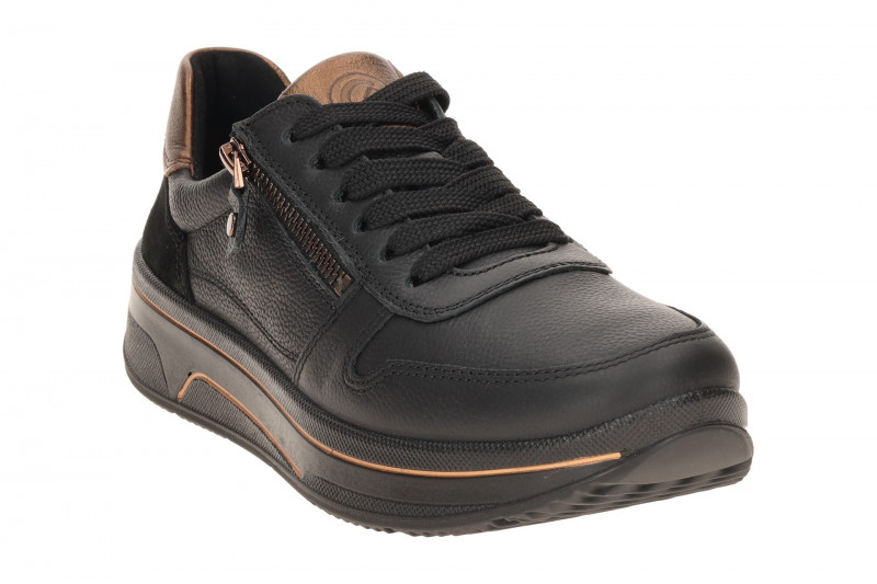 ARA Sapporo 3 Schuhe Sneaker schwarz matt 1227540