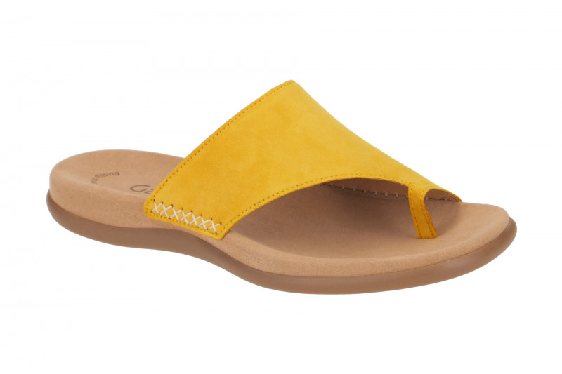 Gabor Zehentrenner Pantolette gelb sun