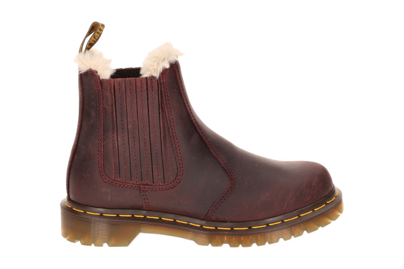 Dr. Martens 2976 Leonore Stiefel Chelsea-Boot rot Warmfutter