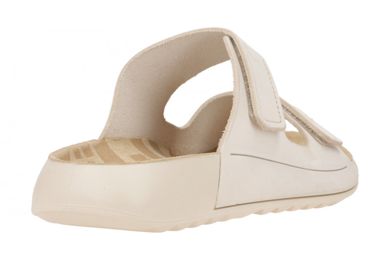 Ecco Cozmo Pantolette beige 2fach Klett 206823