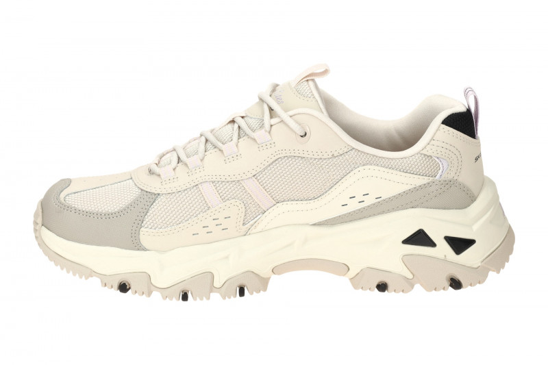 Skechers D´Lites Hiker Schuhe weiß beige natural Sport Adventure