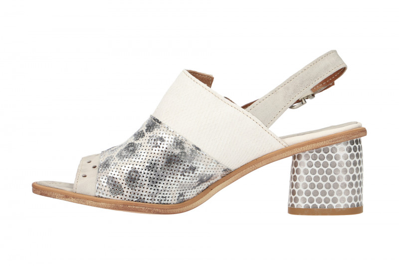 Charme Sandale weiß grau 0482R