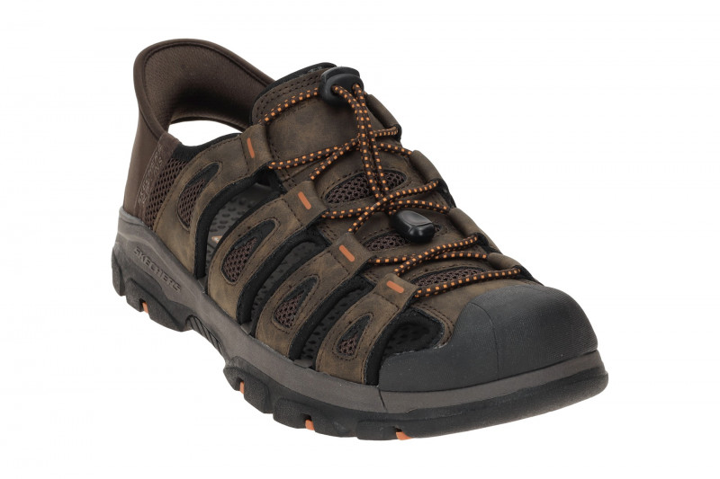 Skechers Tresmen Sandale braun Slip-Ins geschlossen 205187