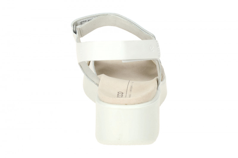 Ecco Flowt Wedge Keil Sandalen weiß 273323