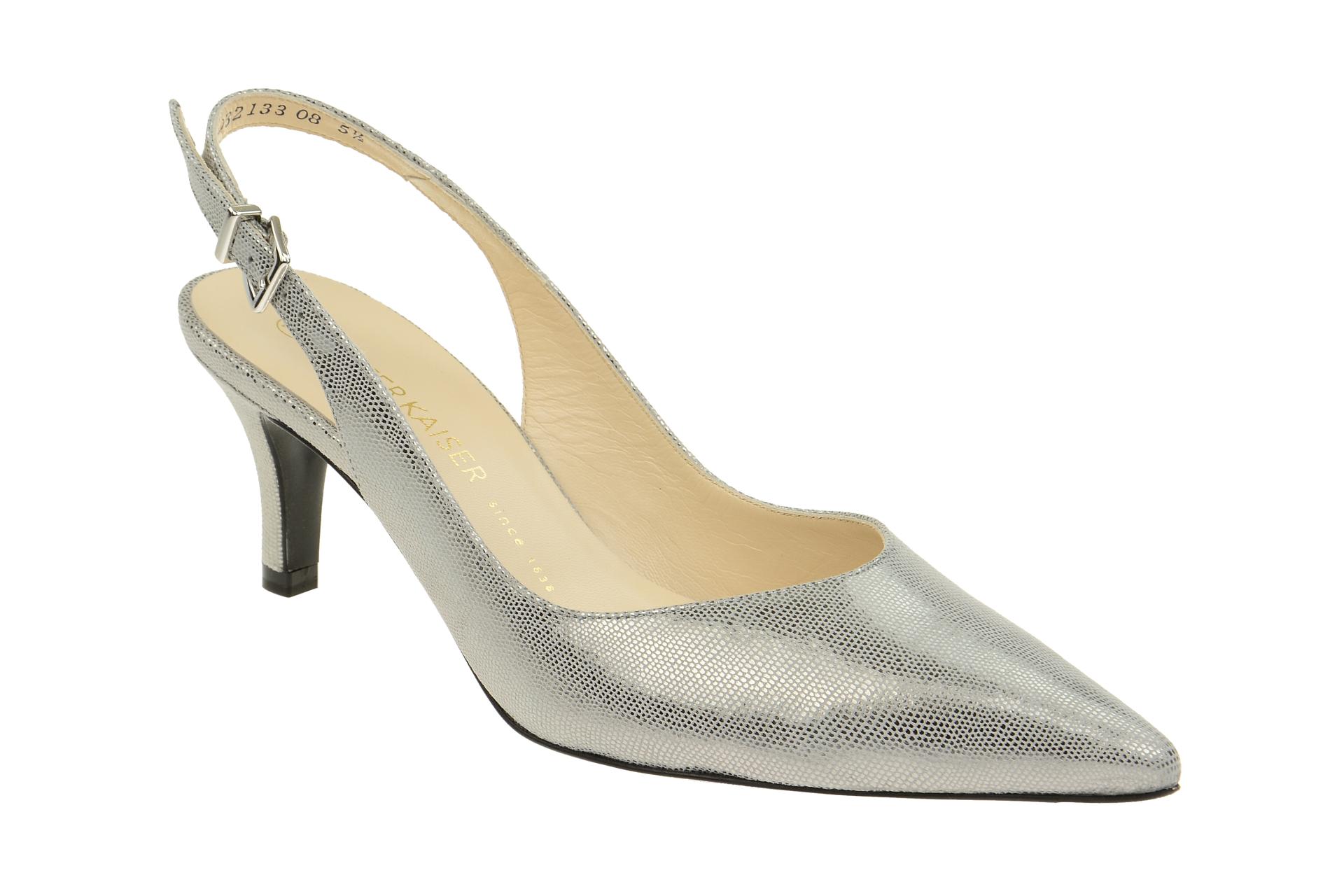 Pumps Grau Silber