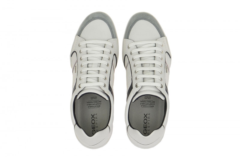Geox Respira Kristof A Sneakers in weiß Herren Halbschuhe