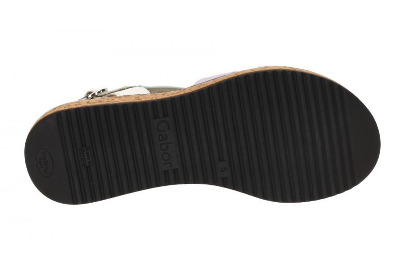 Gabor Plateau Sandalen bunt Nappa 62.823.22