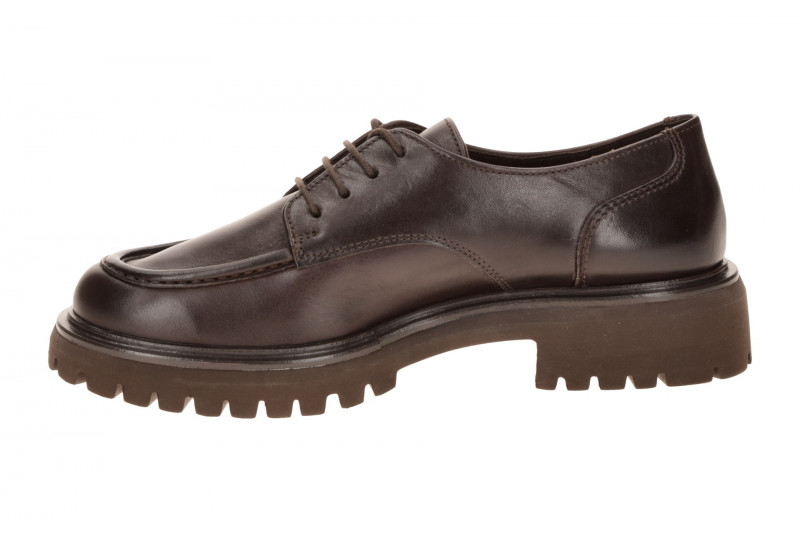 Paul Green Schuhe braun matt Plateau Loafer 1237