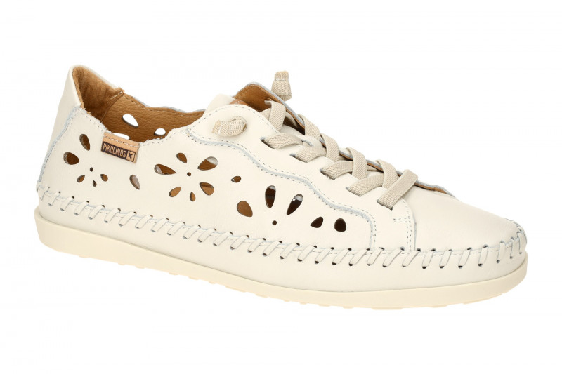 Pikolinos Soller Slipper Schuhe weiß gelocht W8B-6550