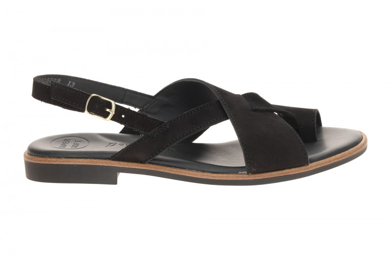 Paul Green Zehentrenner Sandalen schwarz 6216