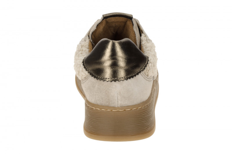 Gabor comfort Sneaker Schuhe grau panna Wolle 76.475.61