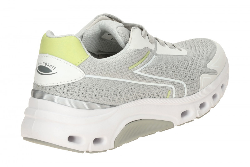Gabor RollingSoft Schuhe grau Häkeloptik 86.984.22