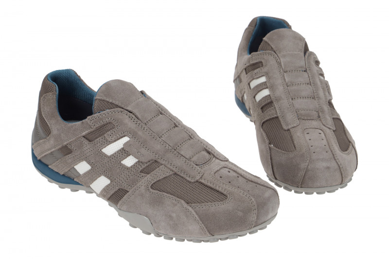 Geox Snake Slipper Schuhe grau dove U4207L