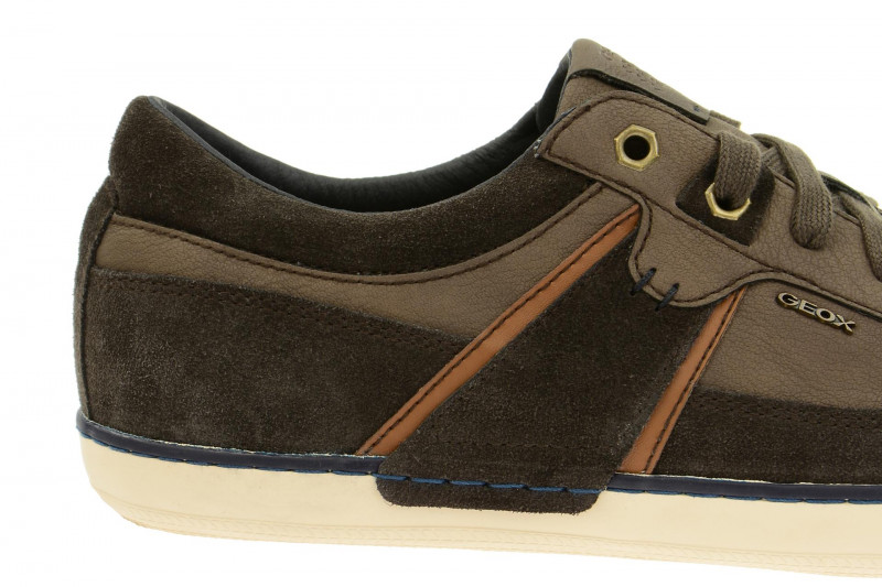 Geox Respira Box C Schuhe in dunkelbraun Herren Sneakers