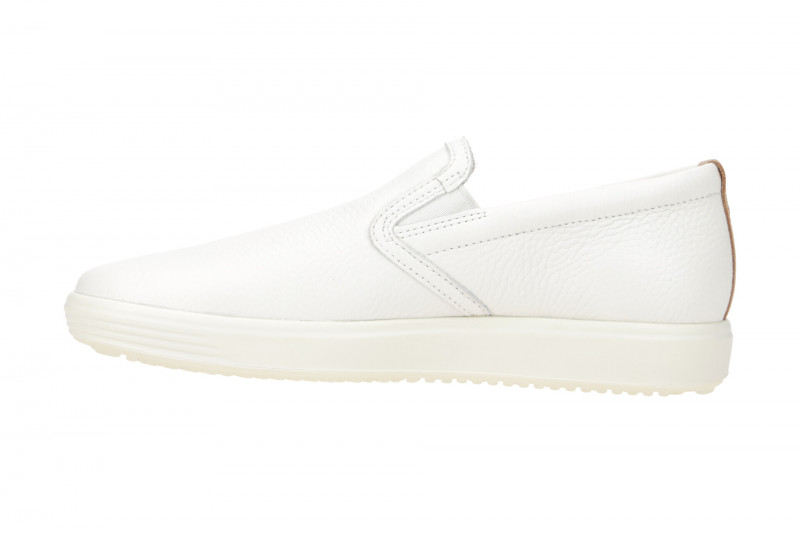 Ecco Soft 7 Slipper Schuhe weiß Damen 470493