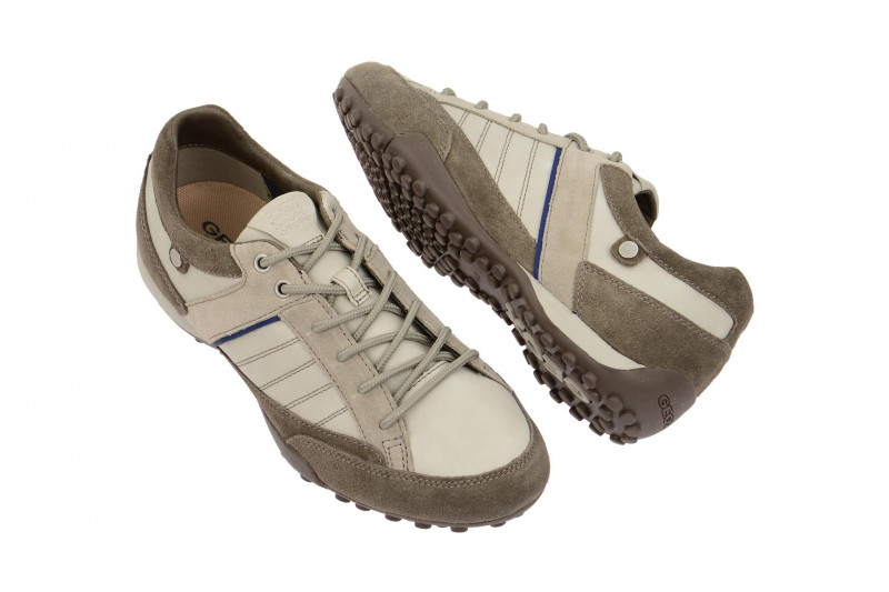Geox Snake Schuhe grau taupe U5407B