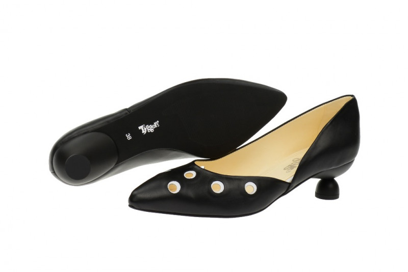 Tiggers Dana 2SA Pumps in schwarz weiß